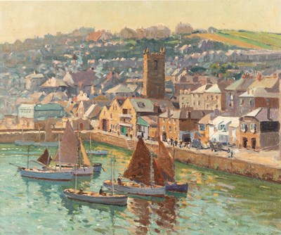 Lot 386 - Charles Bryant (Australian 1883-1937)/St. Ives,...