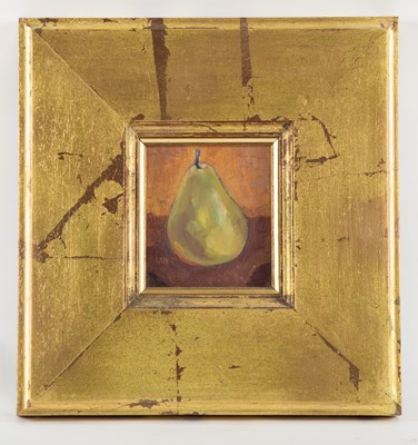 Lot 388 - Laura Hunter/Pear in a Gilded Frame/oil on...