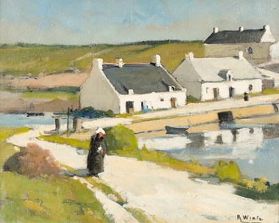 Lot 423 - Raymond Wintz (French 1884-1956)/Moulin à eau,...