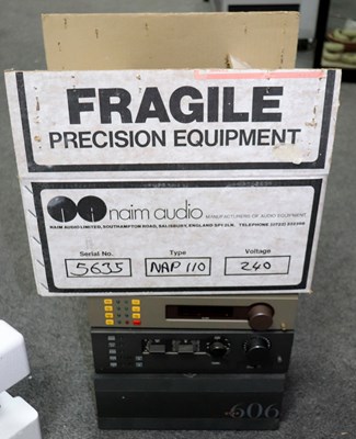 Lot 546 - Naim Audio, a NAP110 power amplifier, serial...