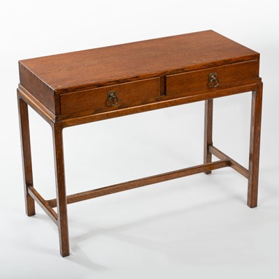 Lot 609 - Cotswold School, an Arts and Crafts oak...