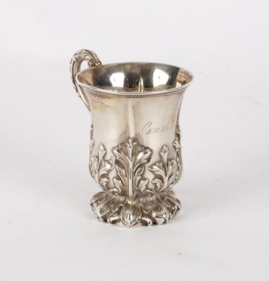 Lot 147 - A Victorian silver christening mug, Sheffield