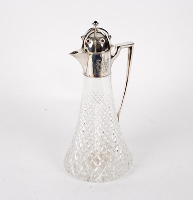 Lot 163 - A silver mounted claret jug, Sarah Jones,...