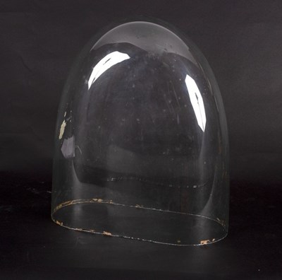 Lot 208 - A Victorian glass dome, 32.5cm high