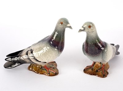 Lot 223 - Two Beswick pigeons, 14cm high