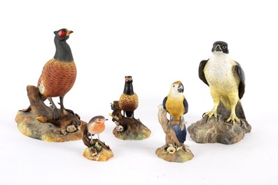 Lot 226 - A Royal Crown Derby figure of a falcon,...