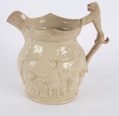 Lot 245 - A Van Ambrugh jug, circa 1840, crisply...