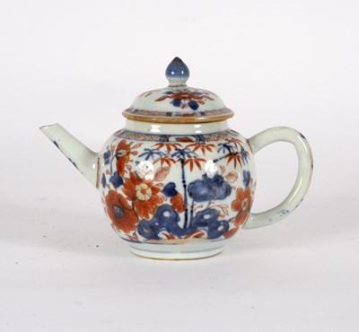 Lot 338 - A Chinese Imari bullet-shaped teapot, Kangxi,...