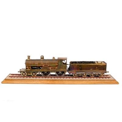 Lot 381 - A brass working steam model of a Caledonian...