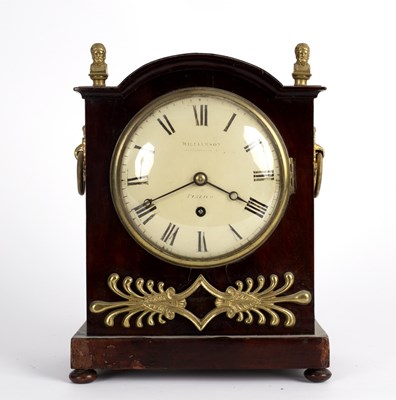 Lot 460 - A Regency mahogany bracket timepiece, circa...