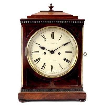 Lot 463 - A Regency bracket clock, S & W Shoreman, with...