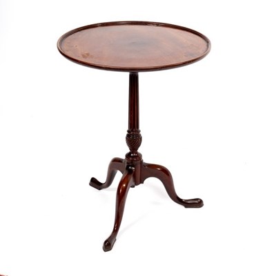 Lot 540 - A George III mahogany wine table, the circular...