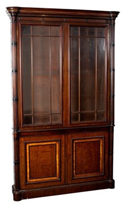 Lot 545 - A Regency mahogany bookcase in the manner of...