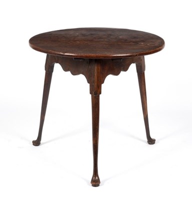 Lot 614 - An early 19th Century elm cricket table, on...