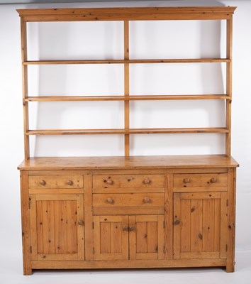 Lot 730 - A pine dresser, 166cm wide