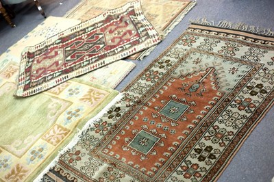 Lot 750 - A quantity of decorative rugs, various sizes