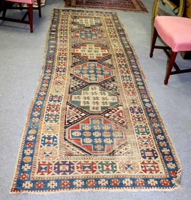 Lot 772 - A Kazak runner, East Caucasus, circa 1900,...