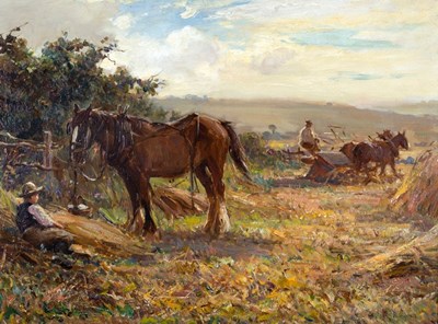 Lot 828 - Ernest Higgins Rigg (British 1868-1947)/Taking...