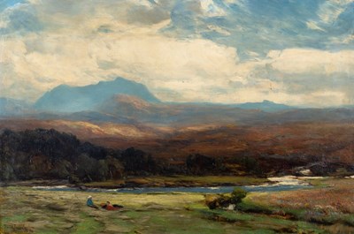 Lot 845 - David Farquharson ARA (Scottish...