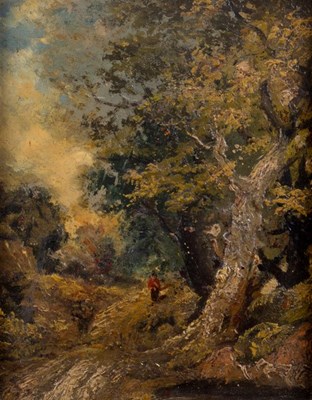 Lot 848 - Follower of John Constable/Wooded...