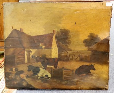 Lot 855 - English Provincial School, circa 1850/Cattle...