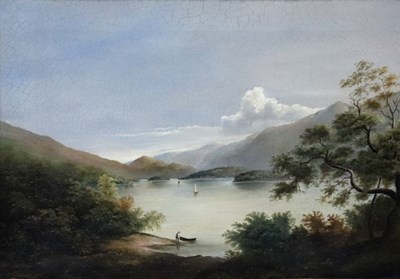 Lot 860 - 19th Century English School/Lakeland Scene/oil...