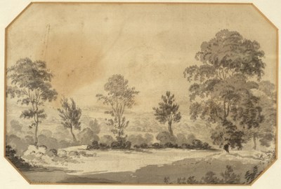 Lot 928 - H Bunbury/Rural Landscape with...