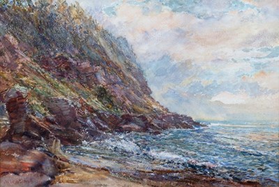 Lot 989 - G L Anderson/Polperro/Cornish Seascape/a...