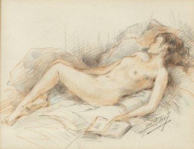 Lot 1014 - Yves Diey (French 1892-1984)/Female Nudes...