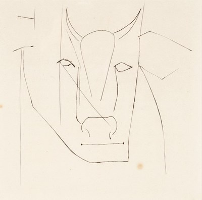 Lot 1037 - Pablo Picasso (Spanish 1881-1973)/Head of a...