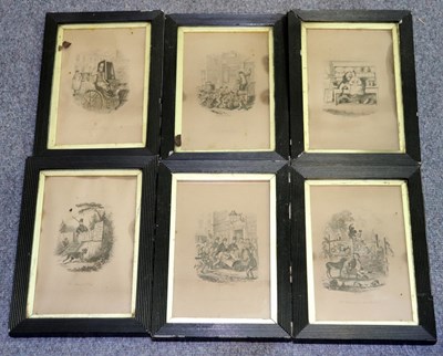 Lot 1050 - George Cruikshank (British 1792-1878)/Scenes...