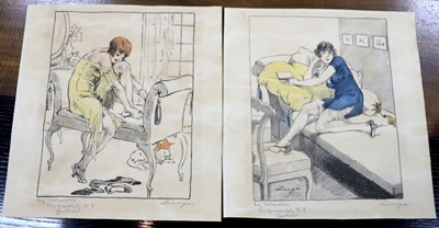 Lot 1054 - Otto Lingner (German 1856-1917)/Studies of a...