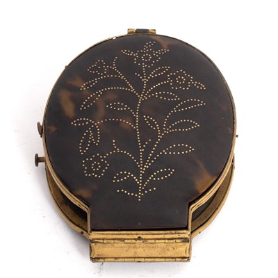 Lot 28 - A 19th Century tortoiseshell, pique work and...