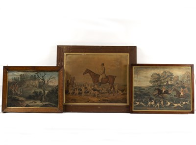 Lot 40 - A group of six sporting prints, to include:...