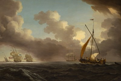 Lot 92 - Peter Monamy (British 1681-1749)/Dutch...