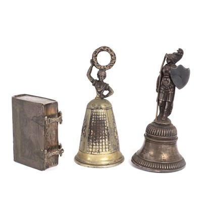 Lot 121 - A Continental silver table bell of a...