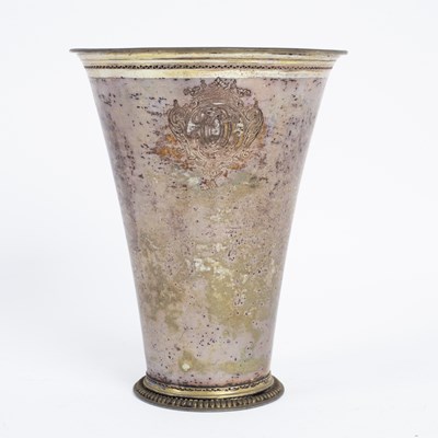 Lot 142 - A Swedish silver beaker, possibly N Warneck,...