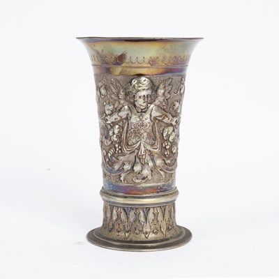 Lot 147 - A German beaker, circa 1890, embossed with a...