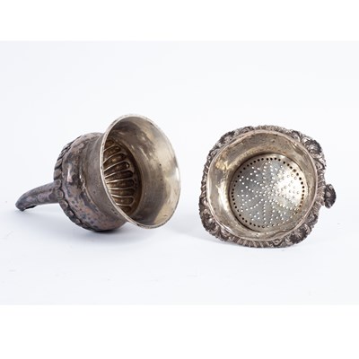 Lot 165 - A George III silver wine funnel, John Angell,...