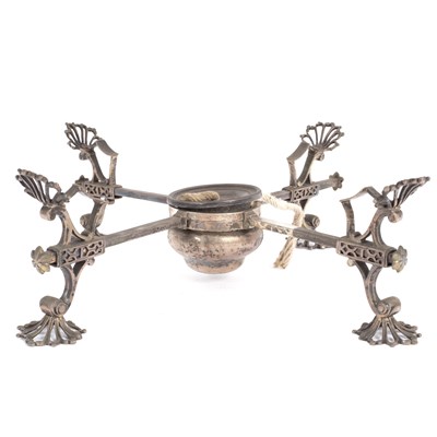 Lot 178 - An early George III silver dish cross, London...