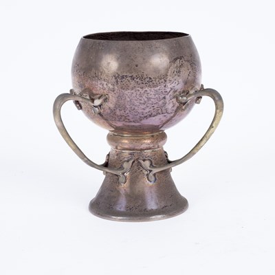 Lot 237 - An Art Nouveau silver tyg, Mappin Bros.,...