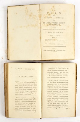 Lot 294 - Moore (John) A View of Society and Manners in...