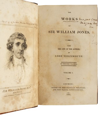 Lot 304 - Jones (Sir William) The Works, 13 vols., 1807....