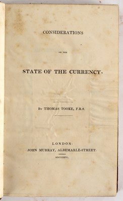 Lot 333 - Tooke (Thomas) Considerations on the State of...