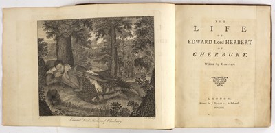 Lot 335 - Herbert of Cherbury, Lord Edward. Life, 1770....