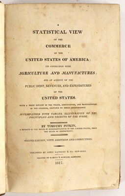 Lot 355 - Pitkin (T.A.) A Statistical View of the...