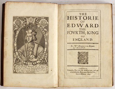 Lot 369 - Habington (William) The Historie of Edward the...