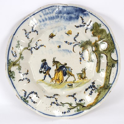 Lot 435 - A Savona (Folko Factory) lobed circular dish,...