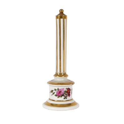 Lot 437 - A ring stand, circa 1820, of column form,...