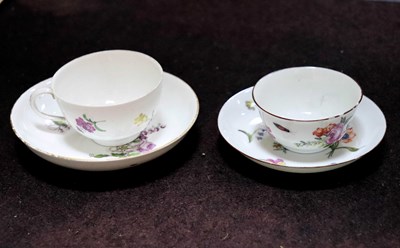 Lot 448 - A London decorated porcelain tea bowl and...